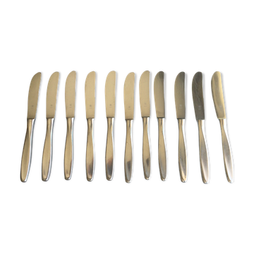 Lot de 11 couteaux en inox WMF