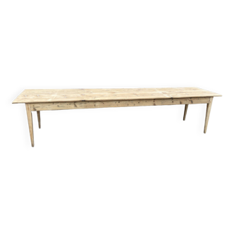 Very large 350 cm fir farm table