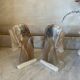 Pair of vintage onyx bookends