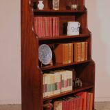 19th Century Mahogany Waterfall Bookcase