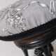 Napoleon III wooden piano stool, vintage, metal screws