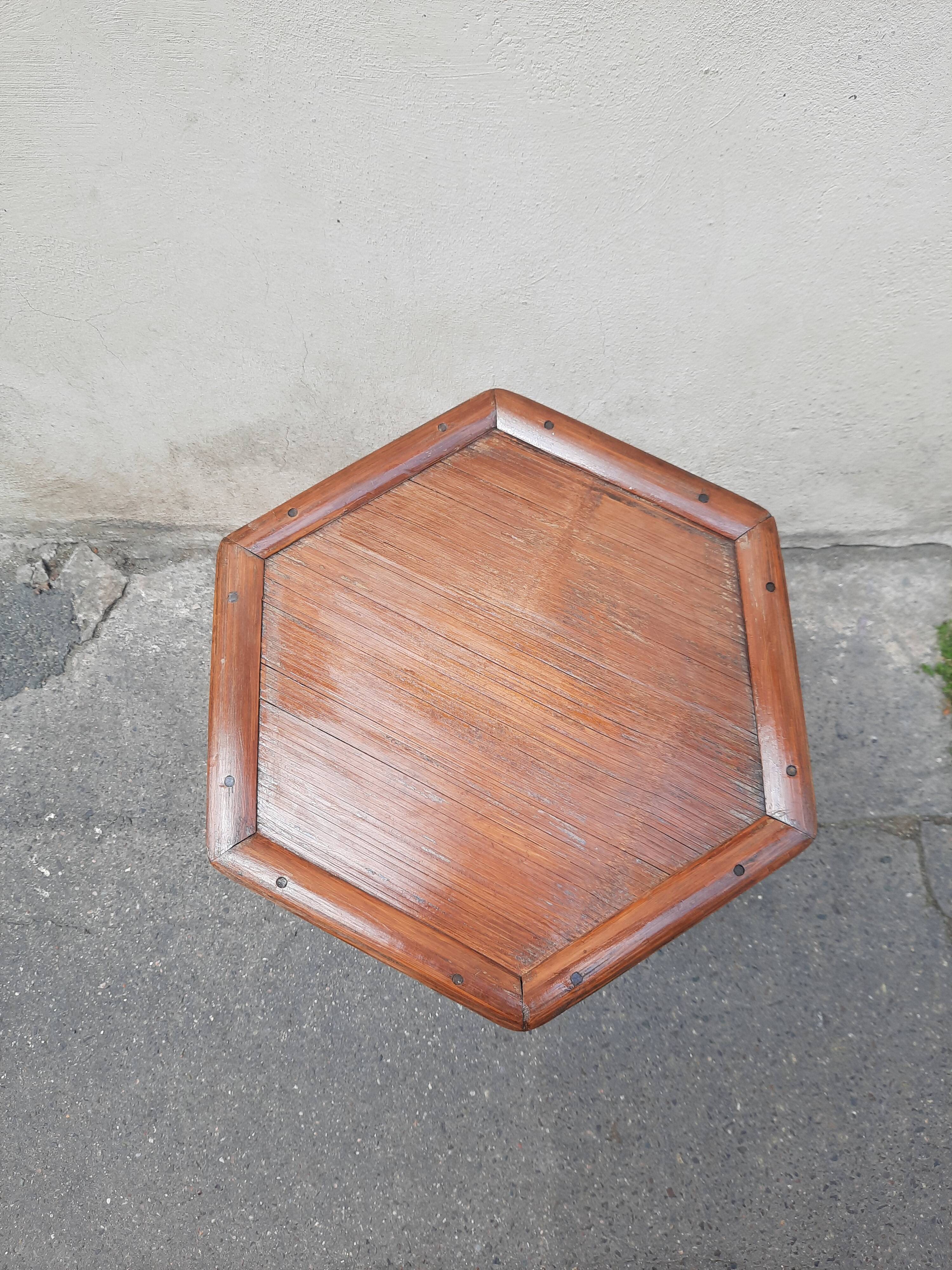 Table en bambou