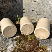 Bouteilles de boisson pétillante au pamplemousse en grès français