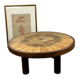 Coffee table Roger Capron herbarium