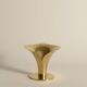 Art Deco Brass Calla Lily Candle Holder by Carl-Einar Borgström for Ystad-Metall