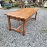 Oak farm table, 200×90 cms
