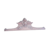 Wooden cabinet pediment