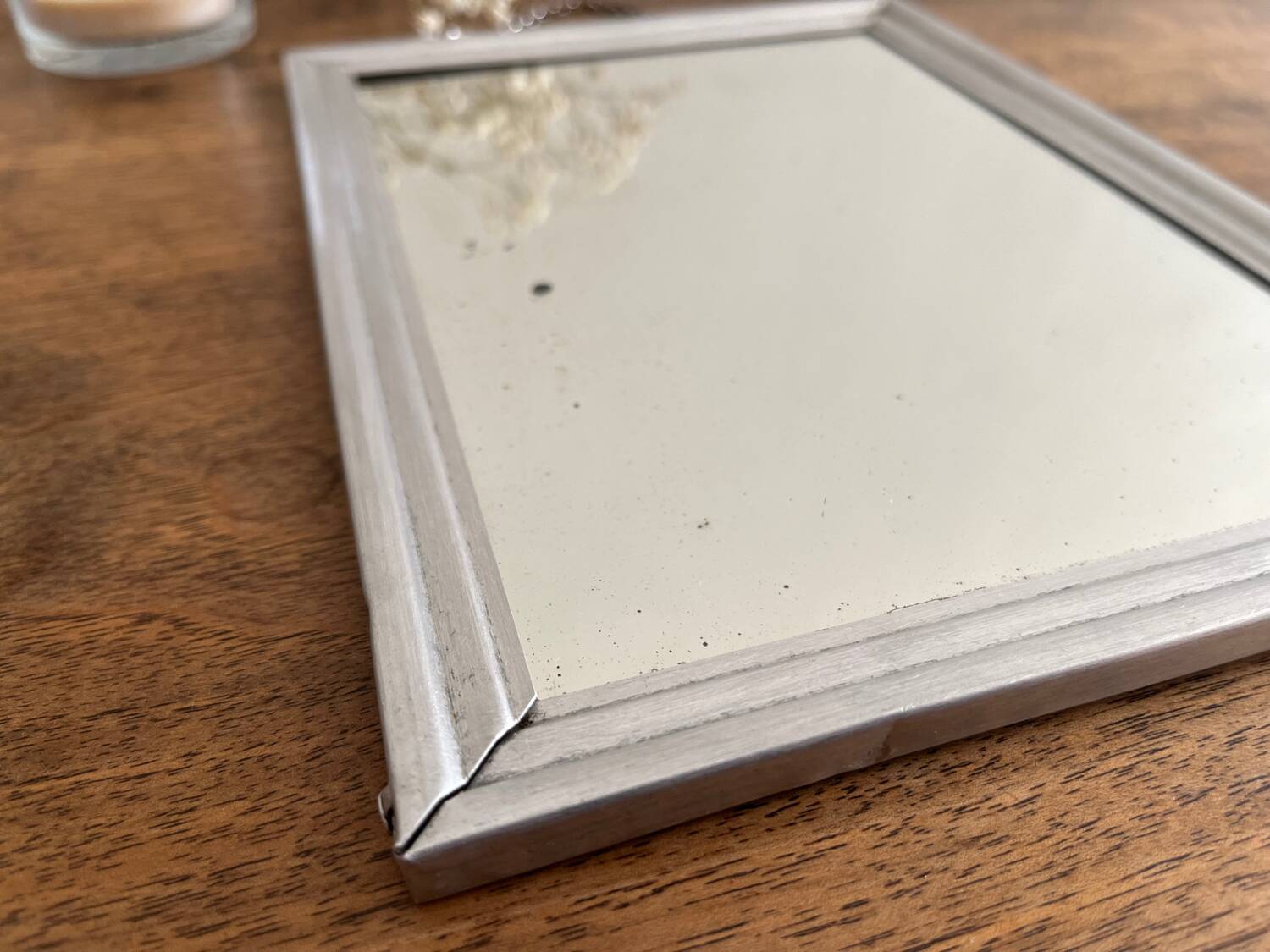 Barber mirror 24.5 x 18 cm
