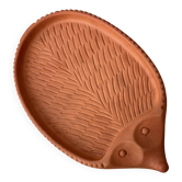 Plat en terracotta de cresson en forme de hérisson B.A.F. vintage, Allemagne de l'Ouest | Années 1970