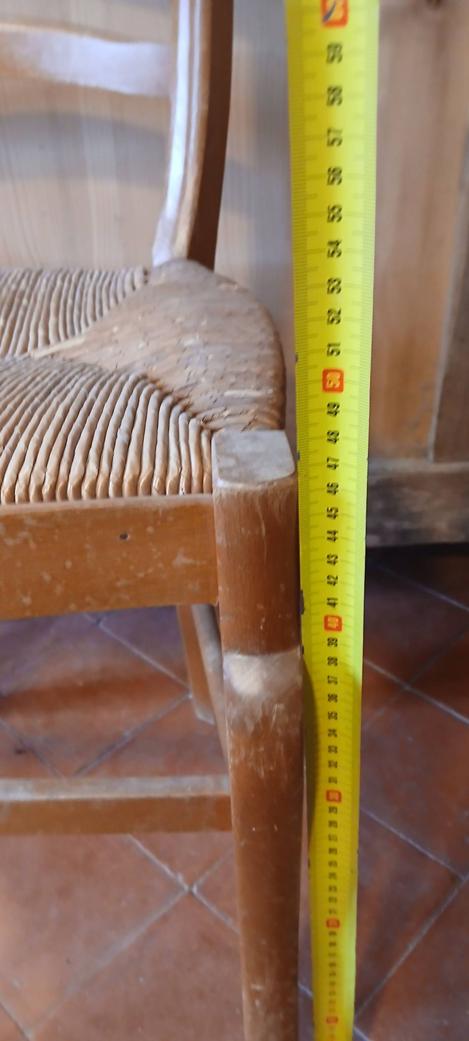 Chaise artisanale
