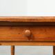 Table de ferme en pin ancien, France, fin du 19e siècle