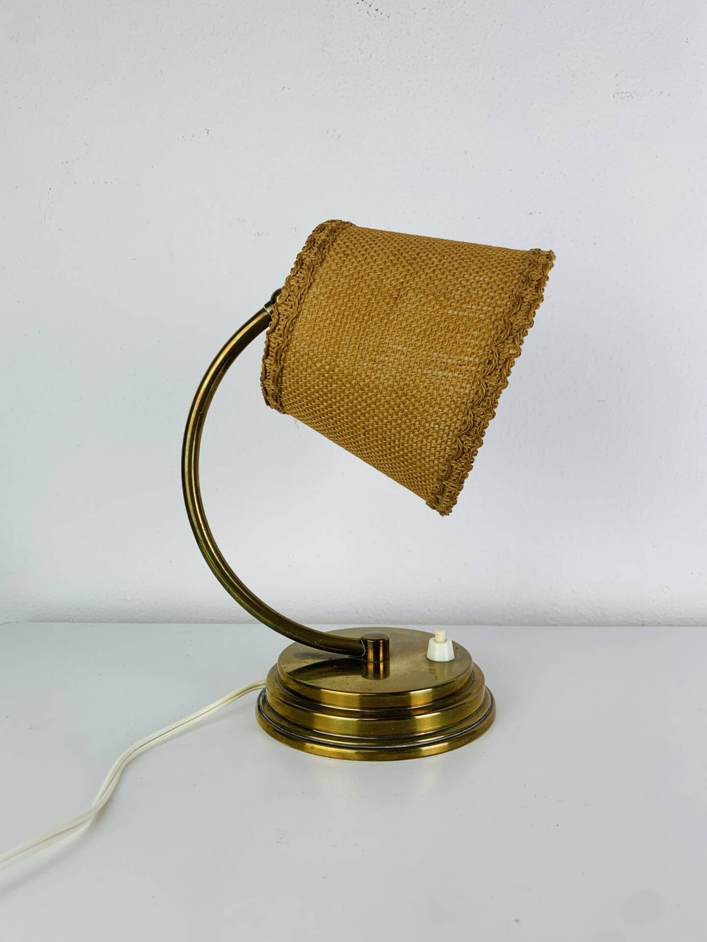 Lampe laiton art déco, années 40 