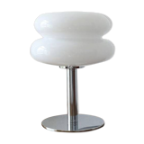 Vintage style glass lamp in the shape of a macaron