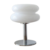 Vintage style glass lamp in the shape of a macaron