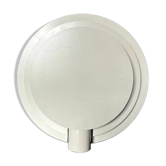 Lumiance Planeta wall lamp by Chris Hiemstra, cream aluminium, 1980s