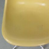 Charles & Ray Eames "La Fonda" Light Yellow Fiberglass Chairs Herman Miller
