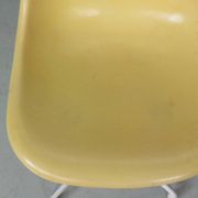 Charles & Ray Eames "La Fonda" Light Yellow Fiberglass Chairs Herman Miller