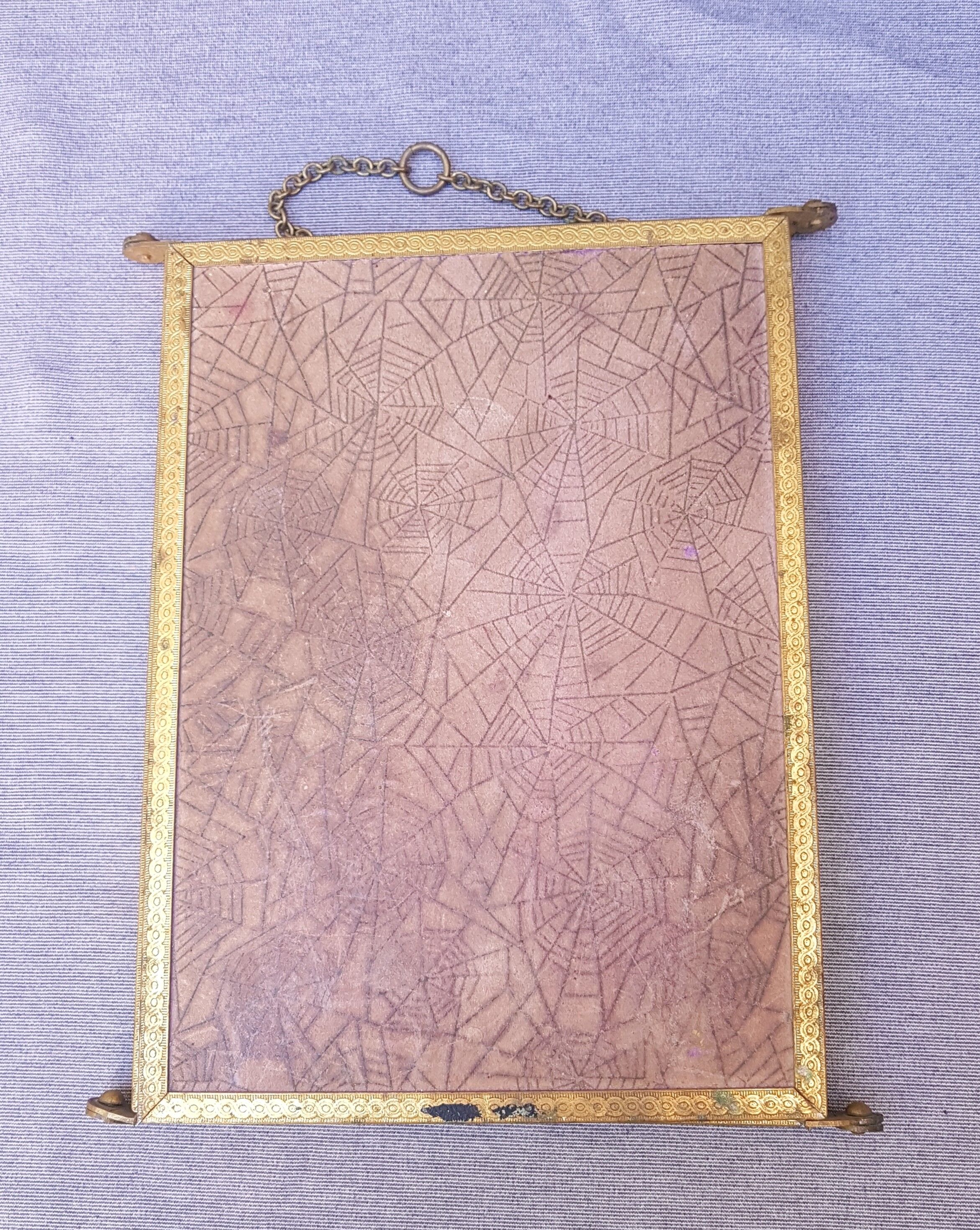 Ancien miroir triptyque de barbier ou de coiffeuse