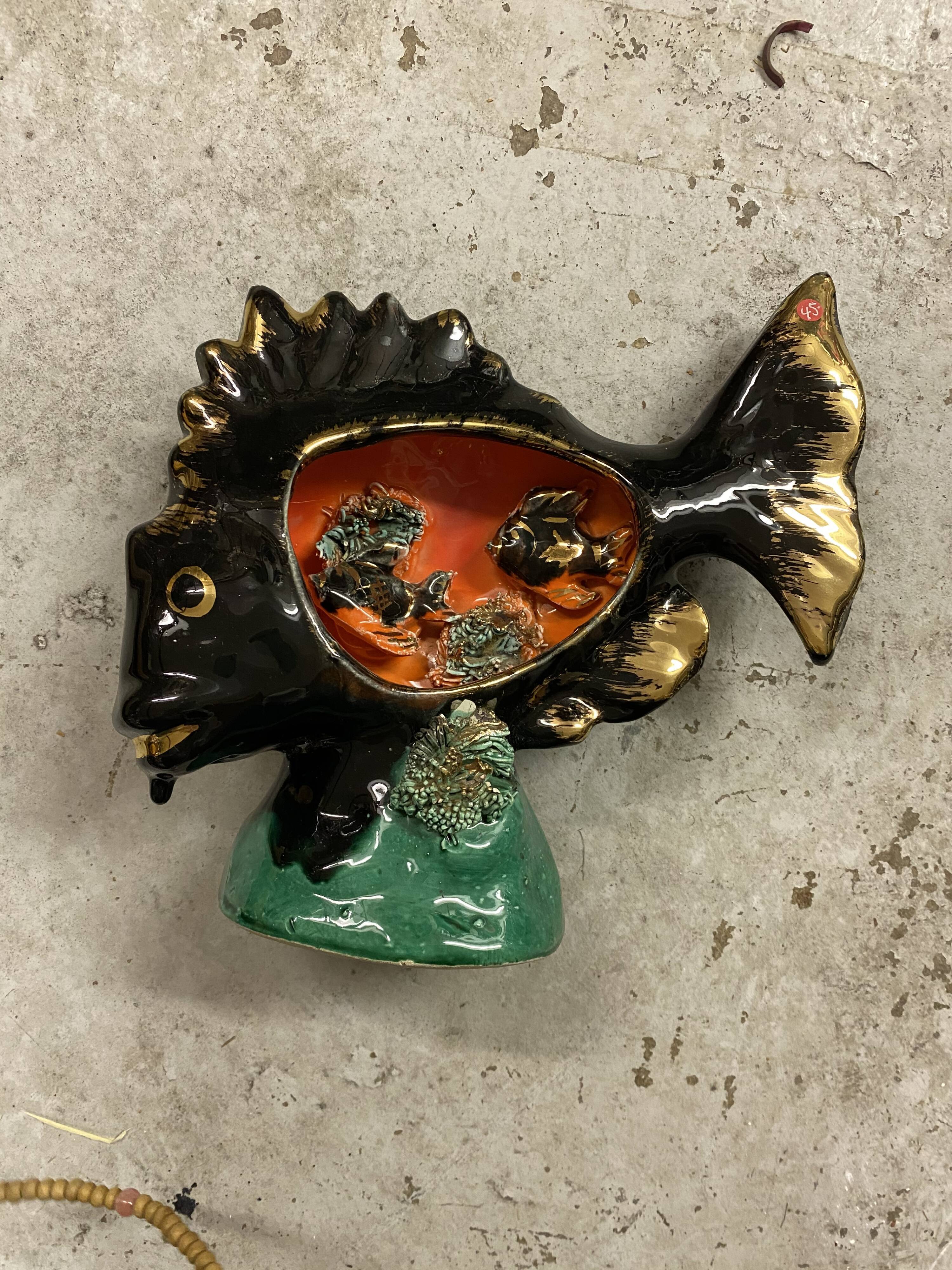 Vallauris ceramic lamp set