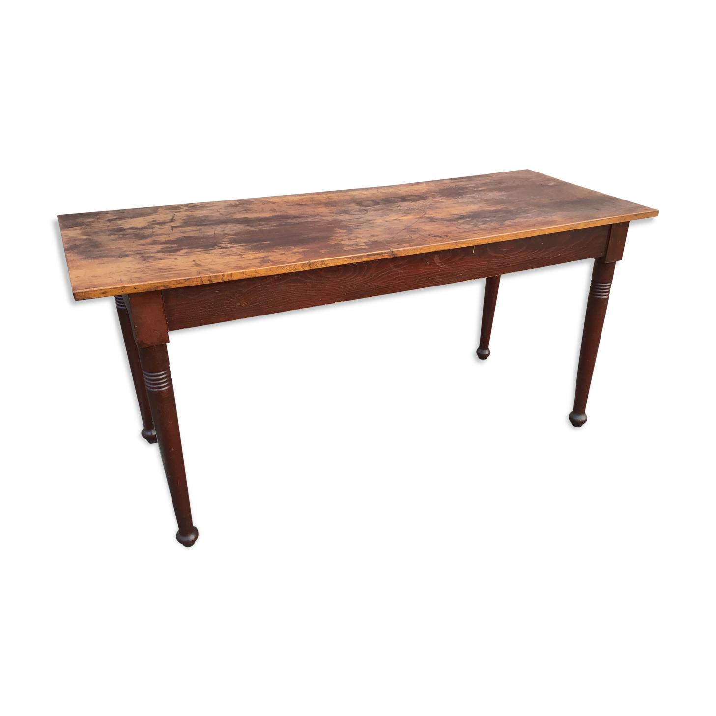 Vintage fir farm table
