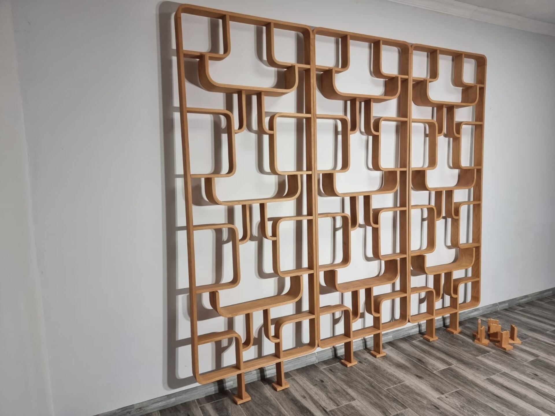 3 screens by Ludvik Volak for Drevopodnik Holesov, 1950s