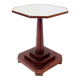 Table piédestal octogonale art déco française - années 1930