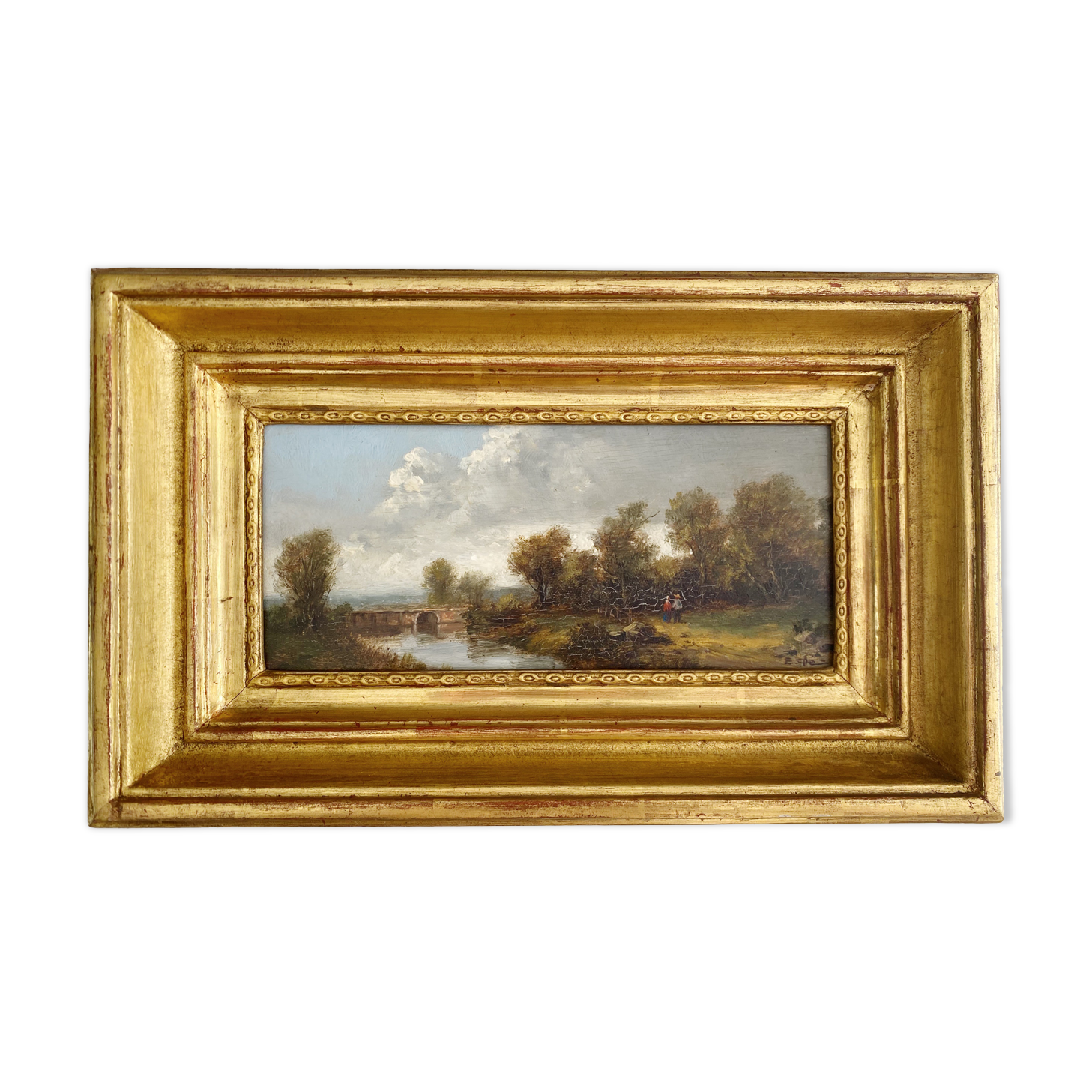 Landscape framed early twentieth