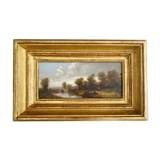 Landscape framed early twentieth