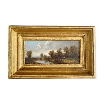 Landscape framed early twentieth