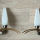 Pair of vintage 60s wall lights