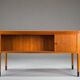 Scandinavian modern teak writing desk attributed to H. Brockmann Petersen for Poul M. Jessen, 1960s