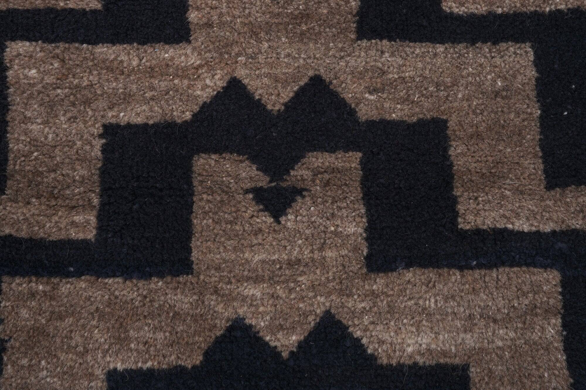 Vintage Turkish handmade rug 85x195 cm