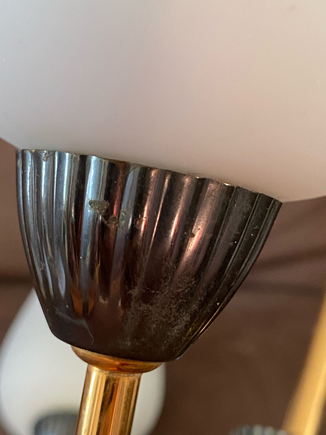 Rare Lustre Vintage des années 60, dans l’esprit Stilnovo / Maison Arlus.