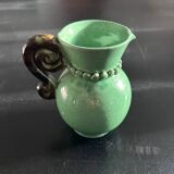 Art Deco celadon pearl pitcher