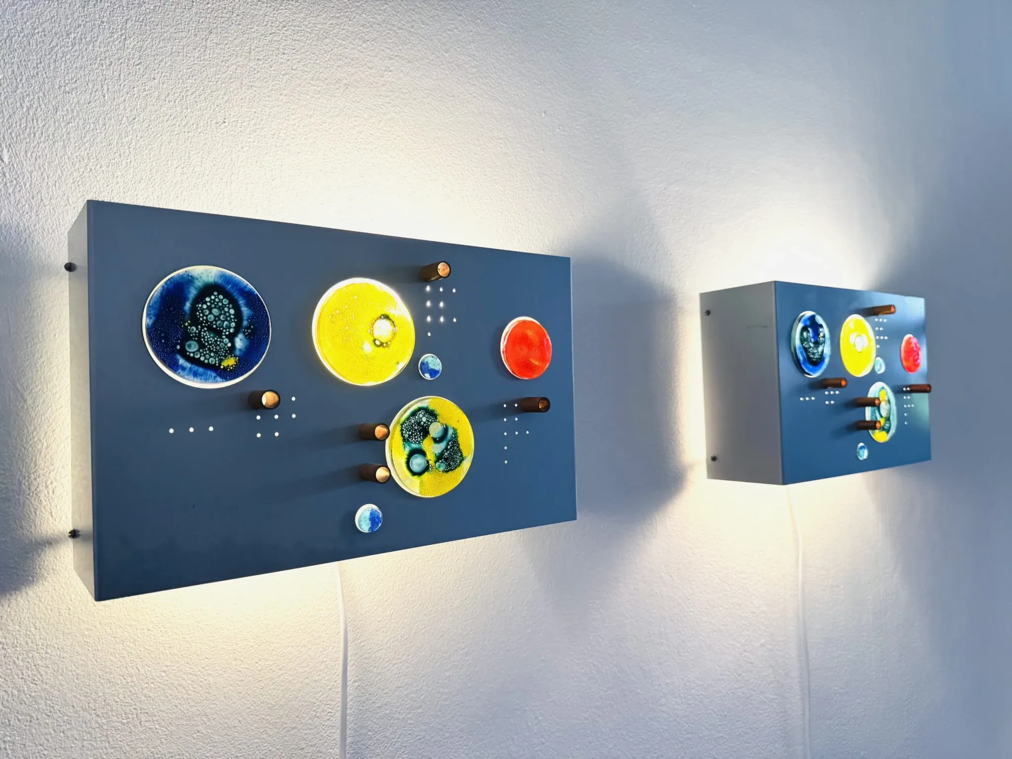 C-1701 Collage Wall Lamp By Willem Van Oyen For Raak Amsterdam, The Netherlands 1960S