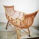 Berceau en rotin vintage