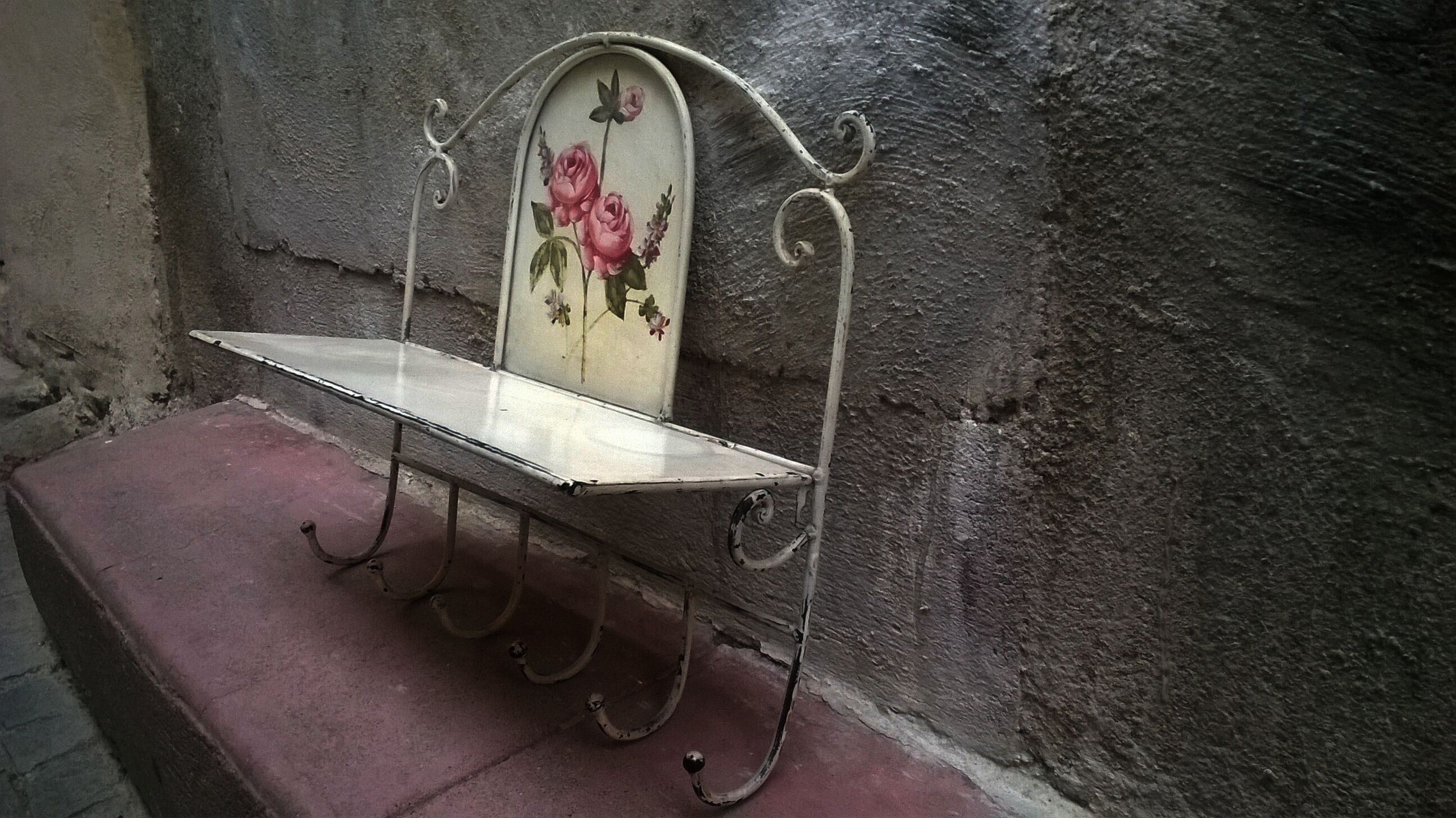 Vintage "towel-bearer" wall-carrier