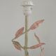 Pair Of French Vintage Metal Table Lamps With Scrolling Leaf Detail
