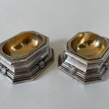 Pair of Boin Taburet solid silver salt shakers