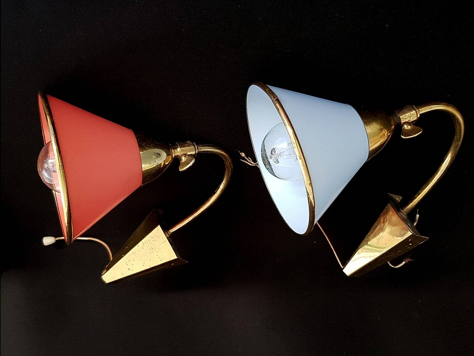 Italian wall lights from the 50s