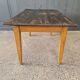 Wooden farmhouse table top black patina