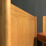 Pair of 1980's italian cubic armchairs