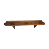 Wall shelf wood varnished pine