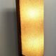 Floor lamp 60s rosewood and granite resin totem