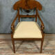 Biedermeier office chair in mahogany nineteenth century