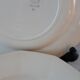 Set of 6 flat plates Digoin Sarreguemines 30s