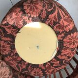 Vintage wicker rattan chair, 60s-70s