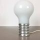 Original 60s glass Mushroon desk light by HONSEL, Germany | midcentury modern. table lamp