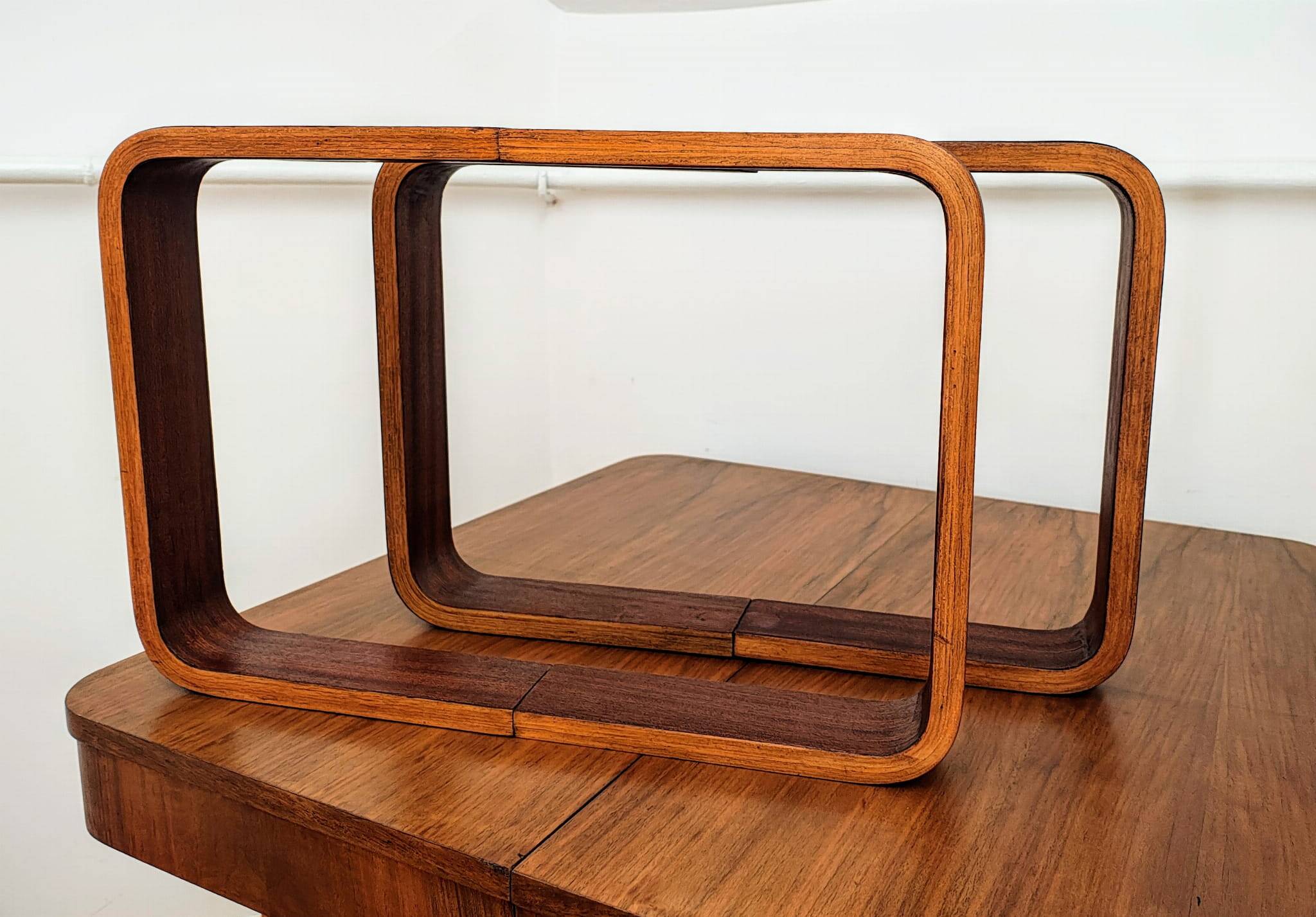 Czech Decorative Shelves attributed to Ludvik Volak for Drevopodnik Holesov