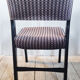 Paire de chaises esprit scandinave velours années 80